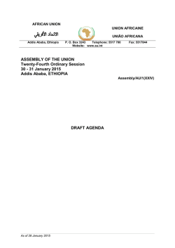 Twenty-Fourth Ordinary Session of the Assembly of