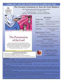 Current - Covenant Community of Jesus the Good Shepherd