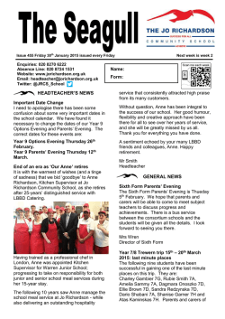 Name - The Jo Richardson Community School