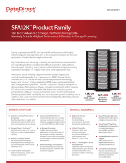 Our Architecture: SFA