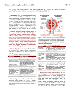 THE IO VOLCANO OBSERVER (IVO) FOR DISCOVERY 2015. A. S.