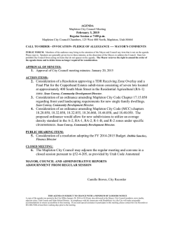 City Council Agenda 2-3-15