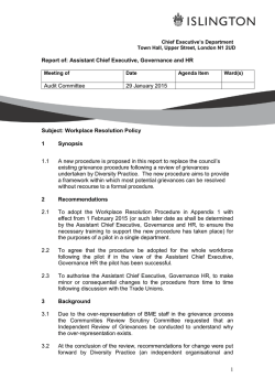 Workplace Resolution Policy PDF 393 KB