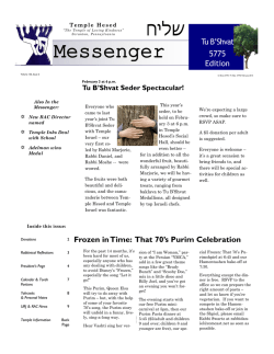 February 2015 - Temple Hesed
