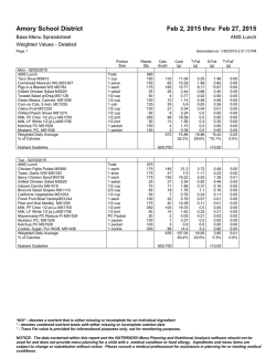AMS - Amory Panther Cafe