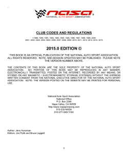 Club Codes and Regulations