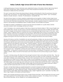 Full Press Release - Helias Foundation