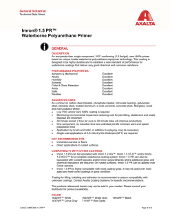 Imron&reg;1.5 PR&trade; Waterborne Polyurethane Primer