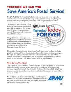 Flyer for the Public