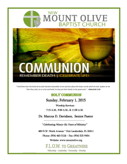 New Mount Olive Baptist Church