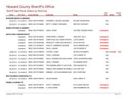 Current Parcels By Attorney