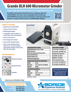 Grande BLH 600 Micromotor Grinder