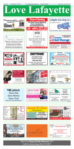 Lamorinda Weekly issue 24 volume 8