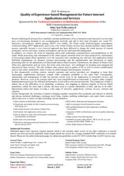 Quality of Experience-based Management for Future - QoE-FI