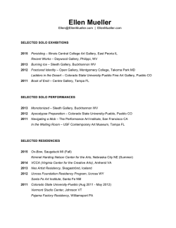 R&eacute;sum&eacute; - Ellen Mueller