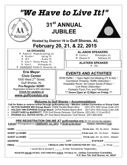 "We Have to Live It!" Hosted by District 19 in Gulf Shores, AL