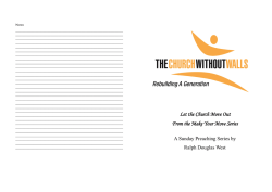 Let the Church Move Out From the Make Your Move Series