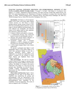 Evolving Magmas, Explosive Eruptions and Hydrothermal Deposits