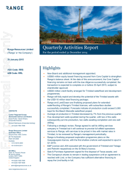 For personal use only - Australian Securities Exchange