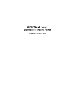 Download 2000 West Loop Electronic Tenant&reg; Portal PDF