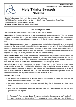 Newsletter - Holy Trinity Brussels