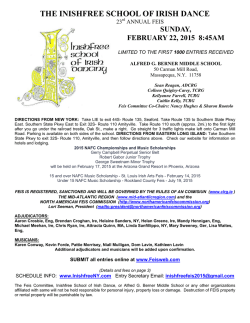 Syllabus - Inishfree School of Irish Dance