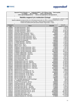 5 PRIME - nab&iacute;dka reagenci&iacute; pro molekul&aacute;rn&iacute; biologii