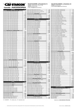 SALON GŁOG&Oacute;W, ul.Poczdamska 3c SALON POLKOWICE, ul