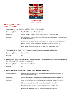 ABA 2015 London CLE Sessions