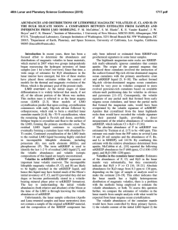 (F, Cl, AND H) IN THE BULK SILICATE MOON
