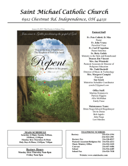 1/25/2015 - St. Michael