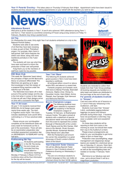 Download Newsletter PDF - Ashcroft Technology Academy