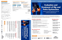 Evaluation and Treatment of Hip and Pelvis Dysfunction