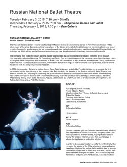 Read Playbill - Three Stages at Folsom Lake College