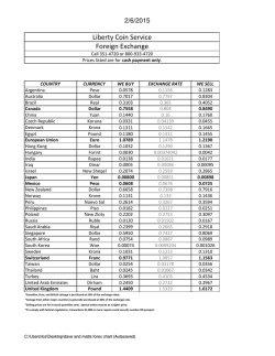 Foreign Exchange Rates