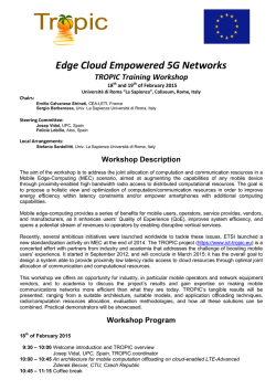 Edge Cloud Empowered 5G Networks
