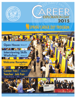 Spring Career Fair Feb 25, 2015