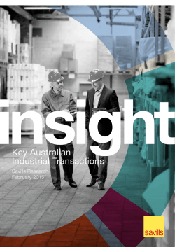 Key Australian Industrial Transactions