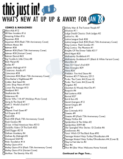 This Week 2 - Up Up and Away