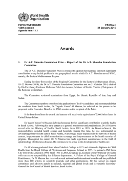 EB136/41 - World Health Organization