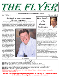 From the office of the President LaVere program focuses on early