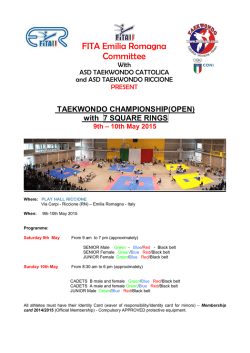 LA TAEKYON club Arezzo