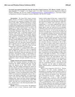 Previously unrecognized impactites from the Steen River impact