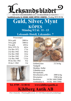 Veckans Leksandsblad