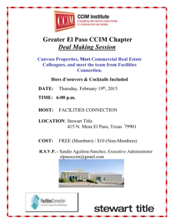 February Deal Making Session Flyer