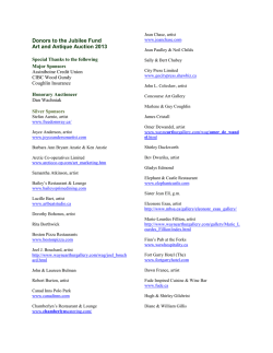 to view the list of Donors to the Jubilee Fund Art and Antique Auction
