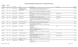 UNION - Arkansas Commissioner of State Lands