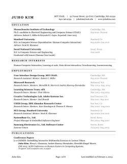 Curriculum Vitae (PDF)
