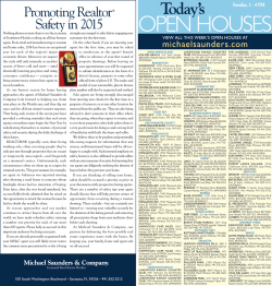 Promoting Realtor&reg; Safety in 2015