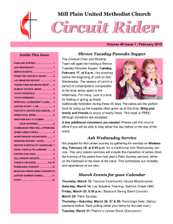 Circuit Rider - Mill Plain United Methodist Church